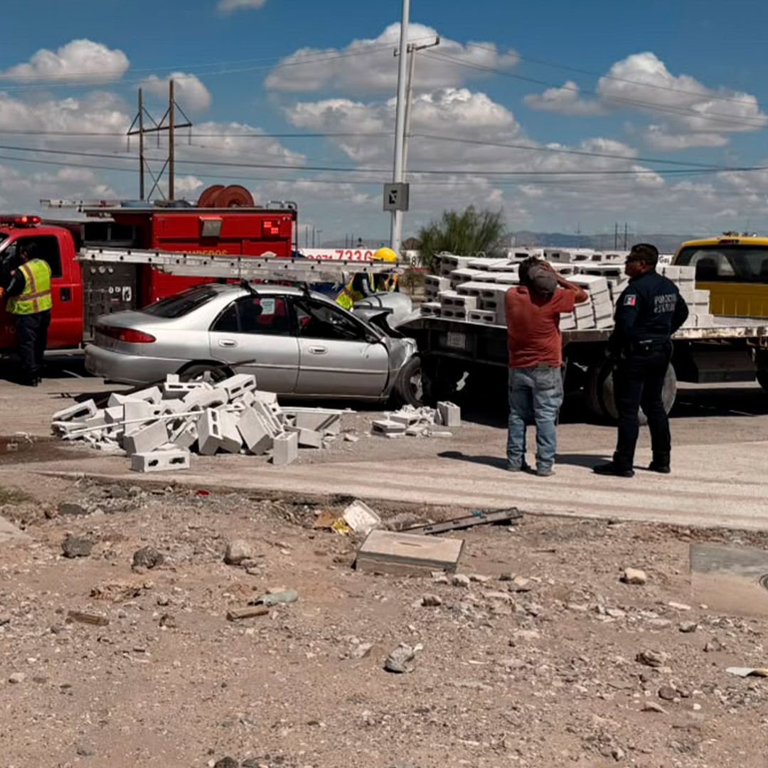 Hombre Resulta Lesionado en Accidente en Bulevar Laguna Sur de Torreón, Coahuila